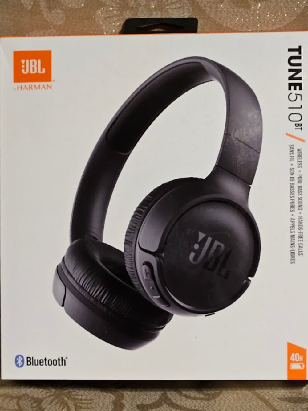 JBL by Harmon Tune 510BT Wireless On-Ear Headphones